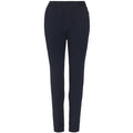 New French Navy - Front - AWDis Hoods Womens-Ladies Girlie Tapered Track Pants