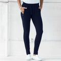 New French Navy - Back - AWDis Hoods Womens-Ladies Girlie Tapered Track Pants