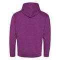 Washed Purple - Back - AWDis Hoods Adults Unisex Washed Look Hoodie