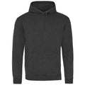 Washed Charcoal - Front - AWDis Hoods Adults Unisex Washed Look Hoodie
