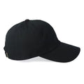 Black - Back - Yupoong Flexfit 6-panel Baseball Cap With Buckle