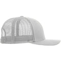 Navy-White - Back - Yupoong Flexfit Retro Snapback Trucker Cap