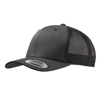 DK GRY - Front - Yupoong Flexfit Retro Snapback Trucker Cap