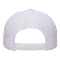 Red-White - Front - Yupoong Flexfit Retro Snapback Trucker Cap