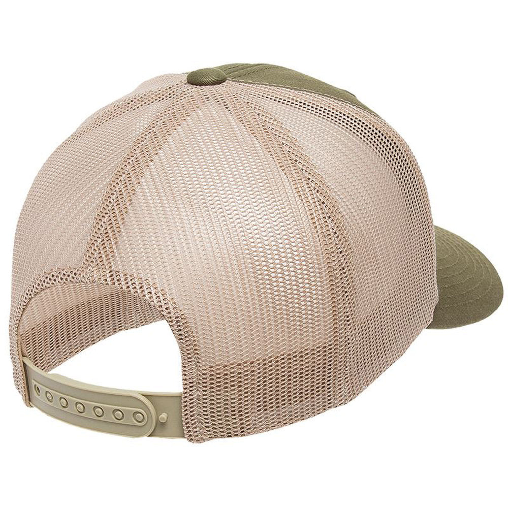 Moss-Khaki - Lifestyle - Yupoong Flexfit Retro Snapback Trucker Cap