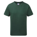 Bottle Green - Front - Jerzees Schoolgear Childrens-Kids Slim Fit Cotton T-Shirt