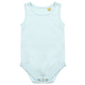 Pale Blue - Front - Larkwood Unisex Baby Cotton Bodysuit Vest