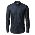 Indigo Blue - Front - Nimbus Mens Torrance Casual Denim Shirt