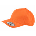 Burnt Orange - Front - Nutshell Adults Unisex LA Cotton Baseball Cap