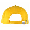Chrome Yellow - Back - Nutshell Adults Unisex LA Cotton Baseball Cap