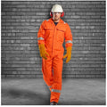 Orange - Back - Portwest Mens Bizweld Iona Work Overall-Coverall