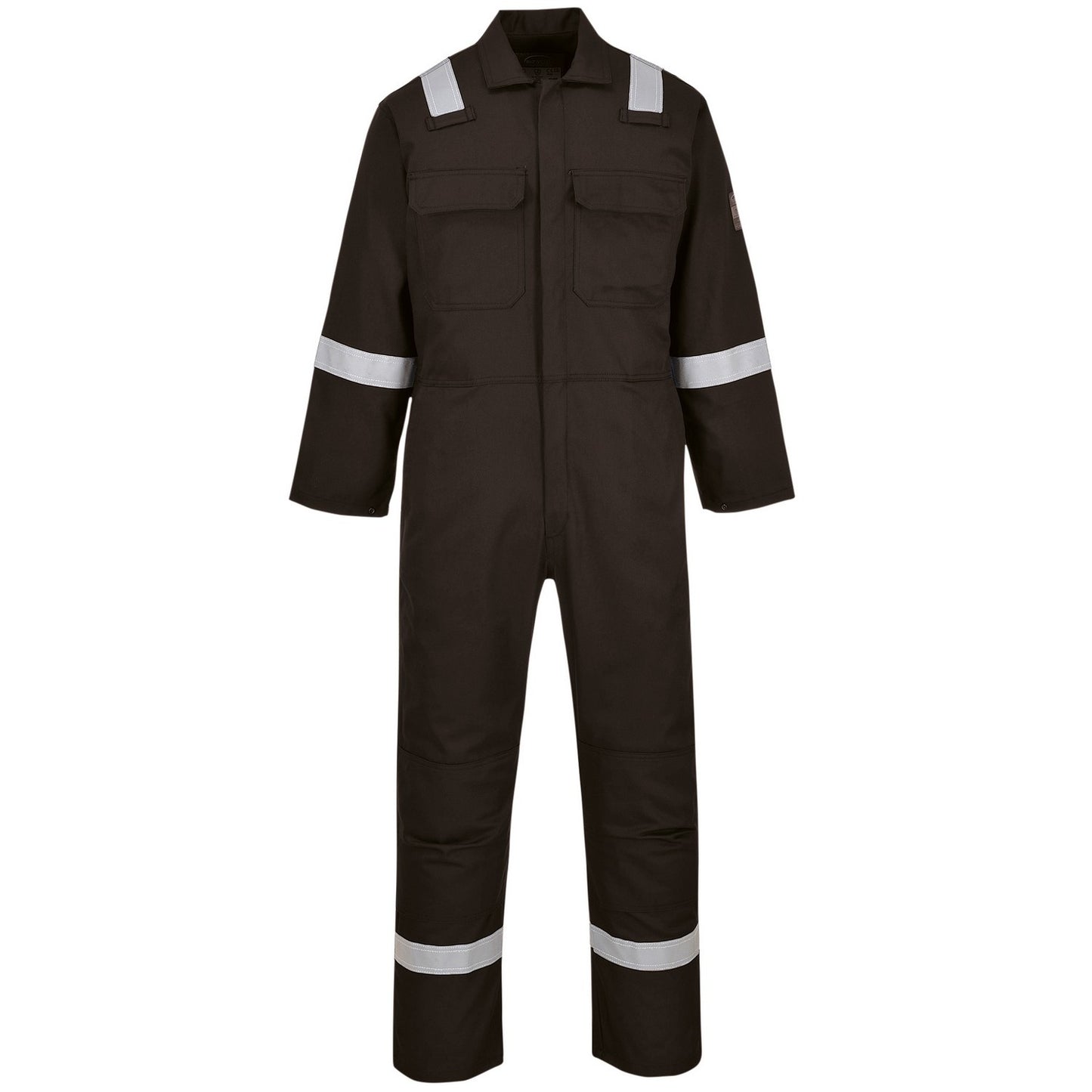 Black - Front - Portwest Mens Bizweld Iona Work Overall-Coverall