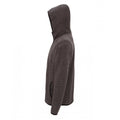 Charcoal-Black Fleck - Side - Tri Dri Mens Melange Knit Fleece Jacket