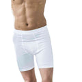 White-White - Side - Tombo Mens Baselayer Boxer Shorts
