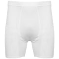 White-White - Front - Tombo Mens Baselayer Boxer Shorts