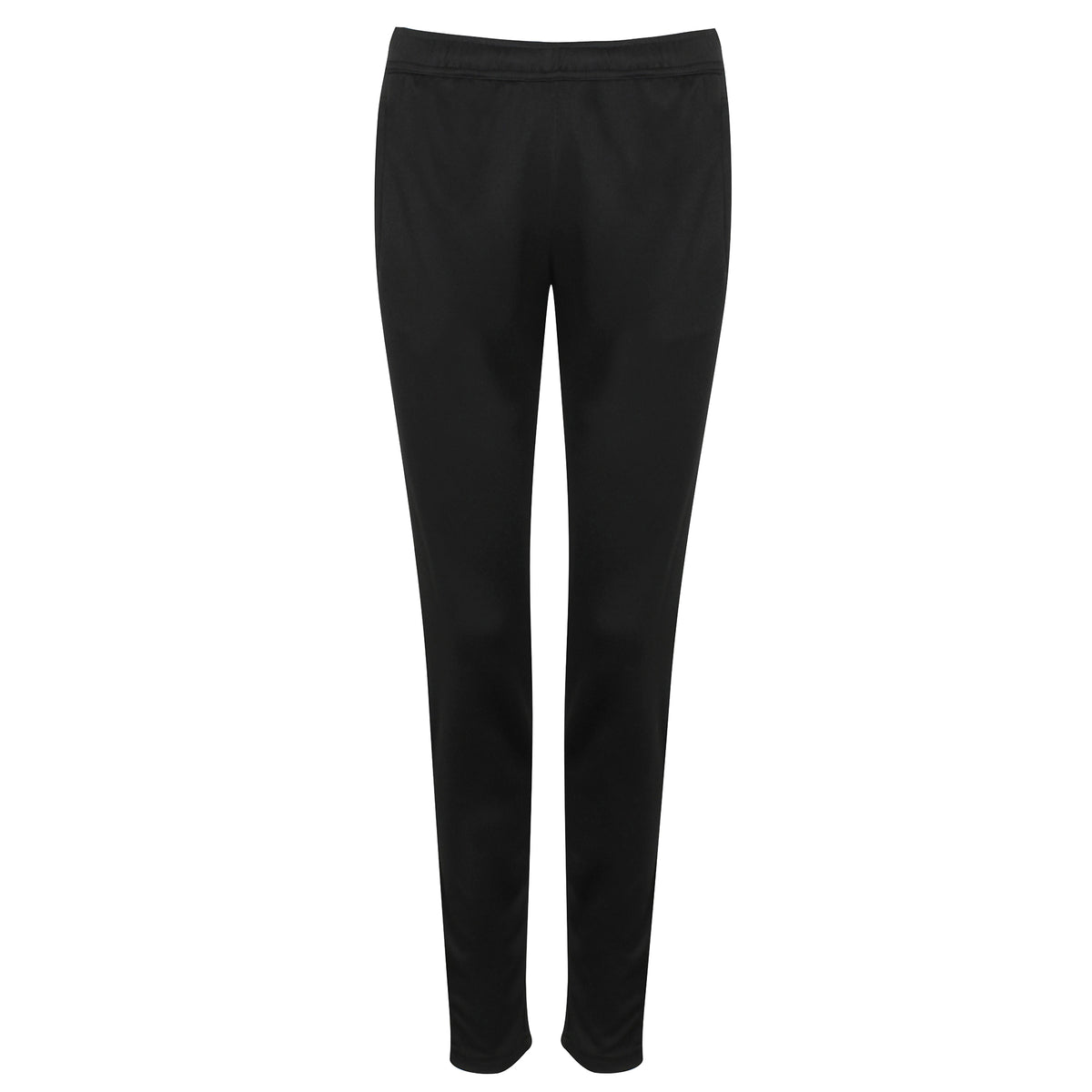 Black - Front - Tombo Womens-Ladies Slim Leg Jogging Bottoms