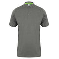Grey Marl-Grey - Front - Tombo Mens Short Collar Short Sleeve Polo Shirt