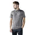 Grey Marl-Grey - Side - Tombo Mens Short Collar Short Sleeve Polo Shirt