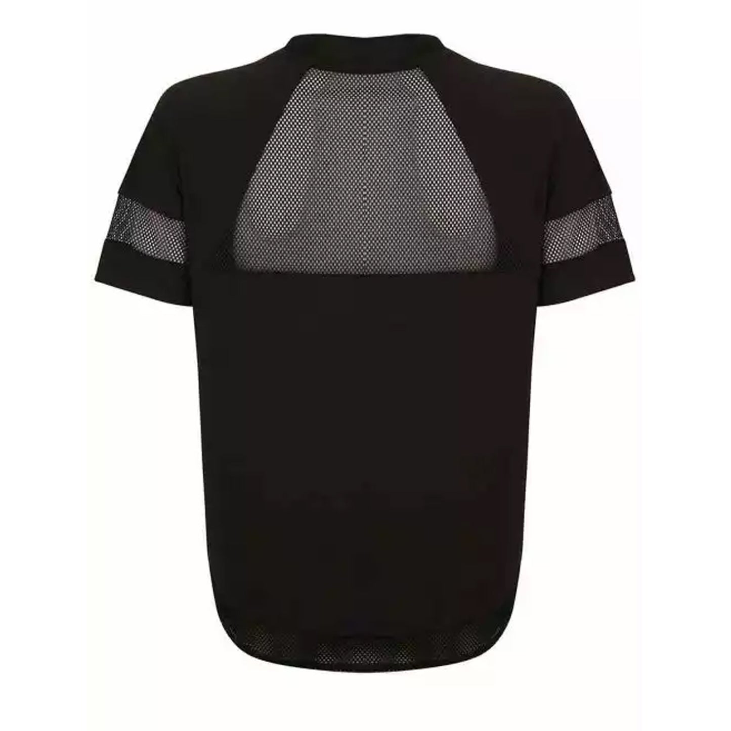 Black - Back - Tombo Womens-Ladies Athletic Over T-Shirt