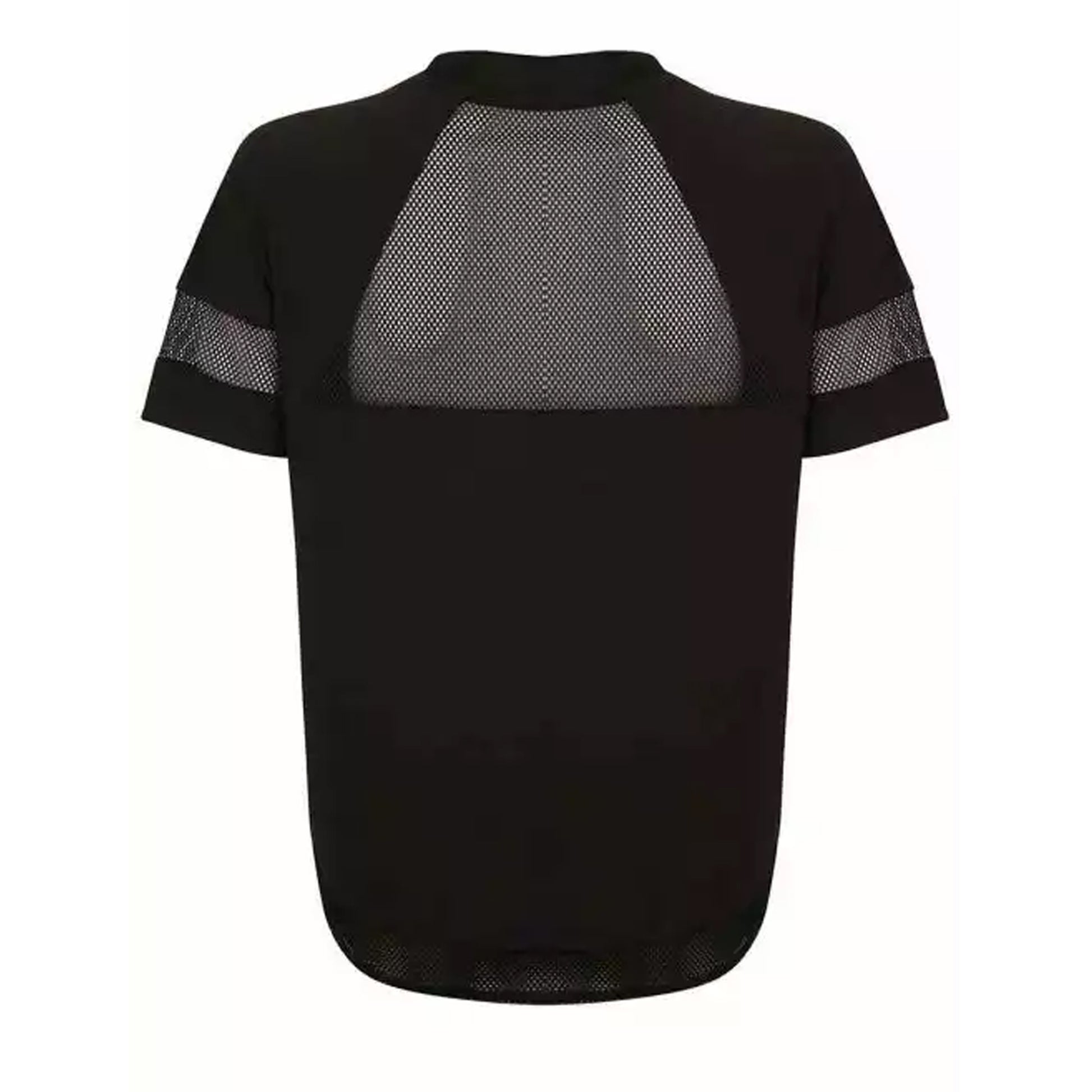 Black - Back - Tombo Womens-Ladies Athletic Over T-Shirt