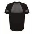 Black - Back - Tombo Womens-Ladies Athletic Over T-Shirt