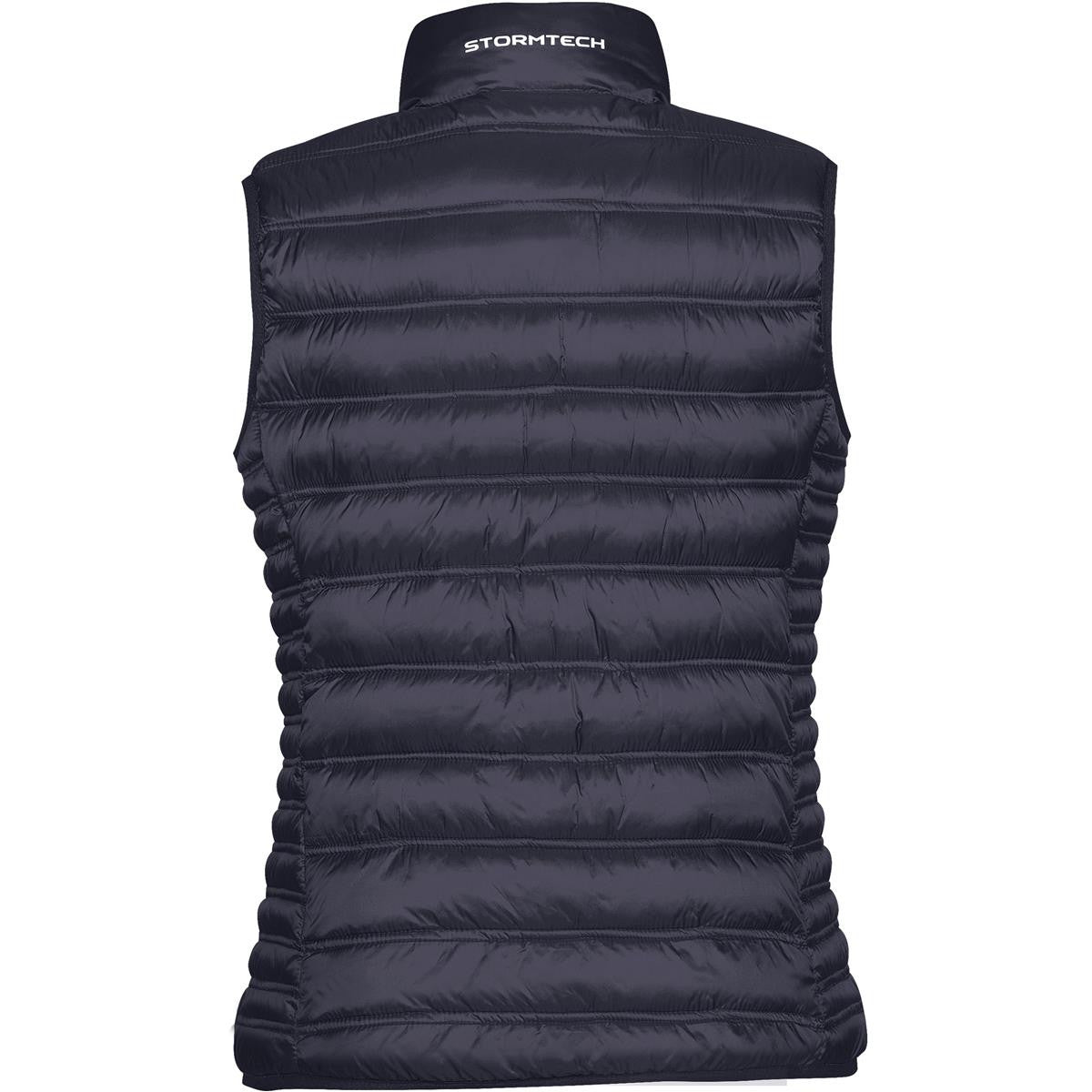 Navy - Back - Stormtech Womens-Ladies Basecamp Thermal Quilted Gilet