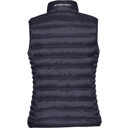 Navy - Back - Stormtech Womens-Ladies Basecamp Thermal Quilted Gilet
