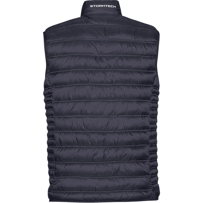 Navy - Back - Stormtech Mens Basecamp Thermal Quilted Gilet
