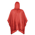Red - Front - Splashmacs Childrens-Kids Plastic Rain Poncho