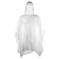 Clear - Front - Splashmacs Childrens-Kids Plastic Rain Poncho