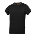 Black-Steel Grey - Front - Snickers Mens AllroundWork Short Sleeve T-Shirt