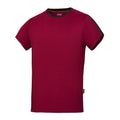 Chilli Red-Black - Front - Snickers Mens AllroundWork Short Sleeve T-Shirt