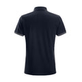 Navy-Steel Grey - Back - Snickers Mens AllroundWork Short Sleeve Polo Shirt