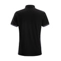 Black-Steel Grey - Back - Snickers Mens AllroundWork Short Sleeve Polo Shirt