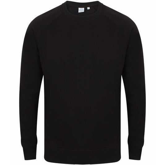 Black - Front - Skinni Fit Unisex Slim Fit Sweatshirt