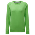 Green Marl - Front - Russell Womens-Ladies HD Raglan Sweatshirt