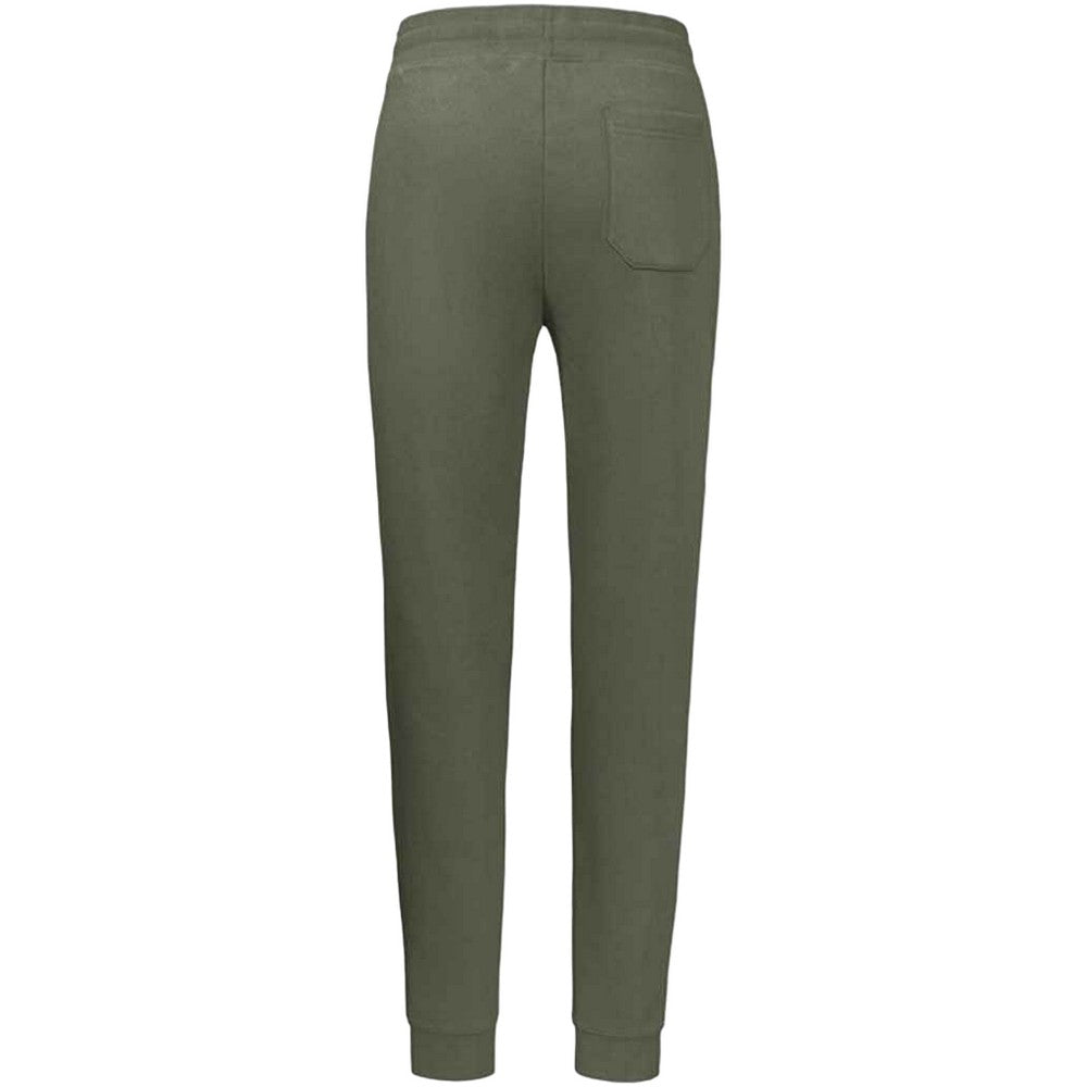 Olive - Back - Russell Mens Authentic Jogging Bottoms