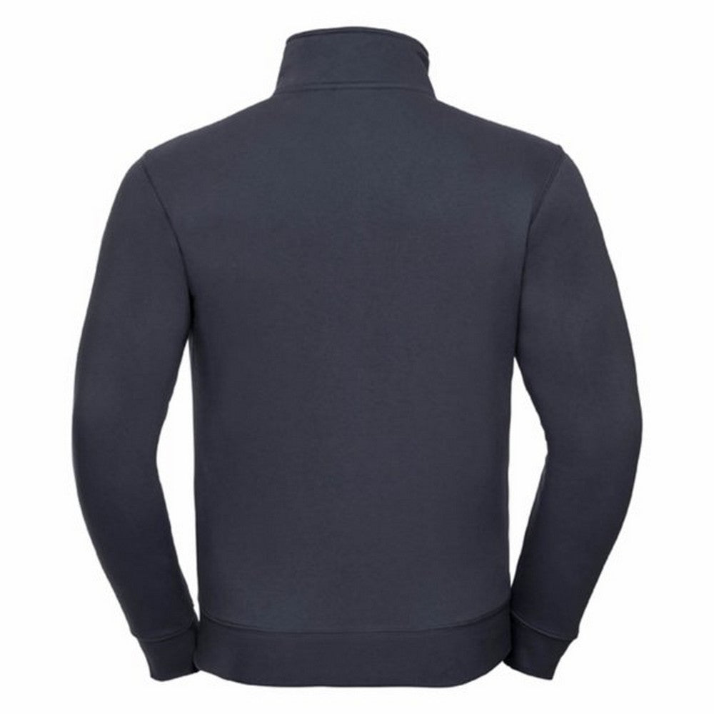 French Navy - Back - Russell Mens Authentic Full Zip Jacket
