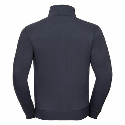 French Navy - Back - Russell Mens Authentic Full Zip Jacket