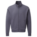 Convoy Grey - Front - Russell Mens Authentic Full Zip Jacket