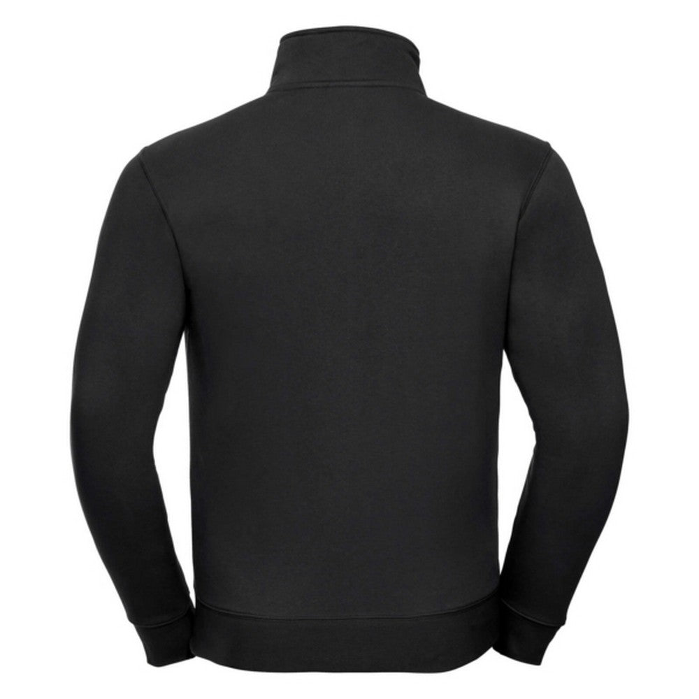 Black - Back - Russell Mens Authentic Full Zip Jacket