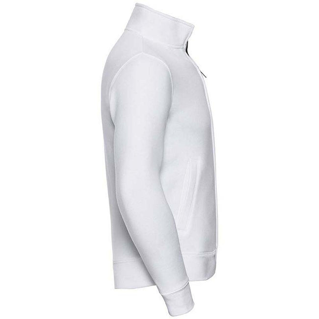 White - Back - Russell Mens Authentic Full Zip Jacket