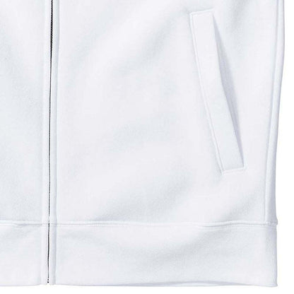 White - Lifestyle - Russell Mens Authentic Full Zip Jacket