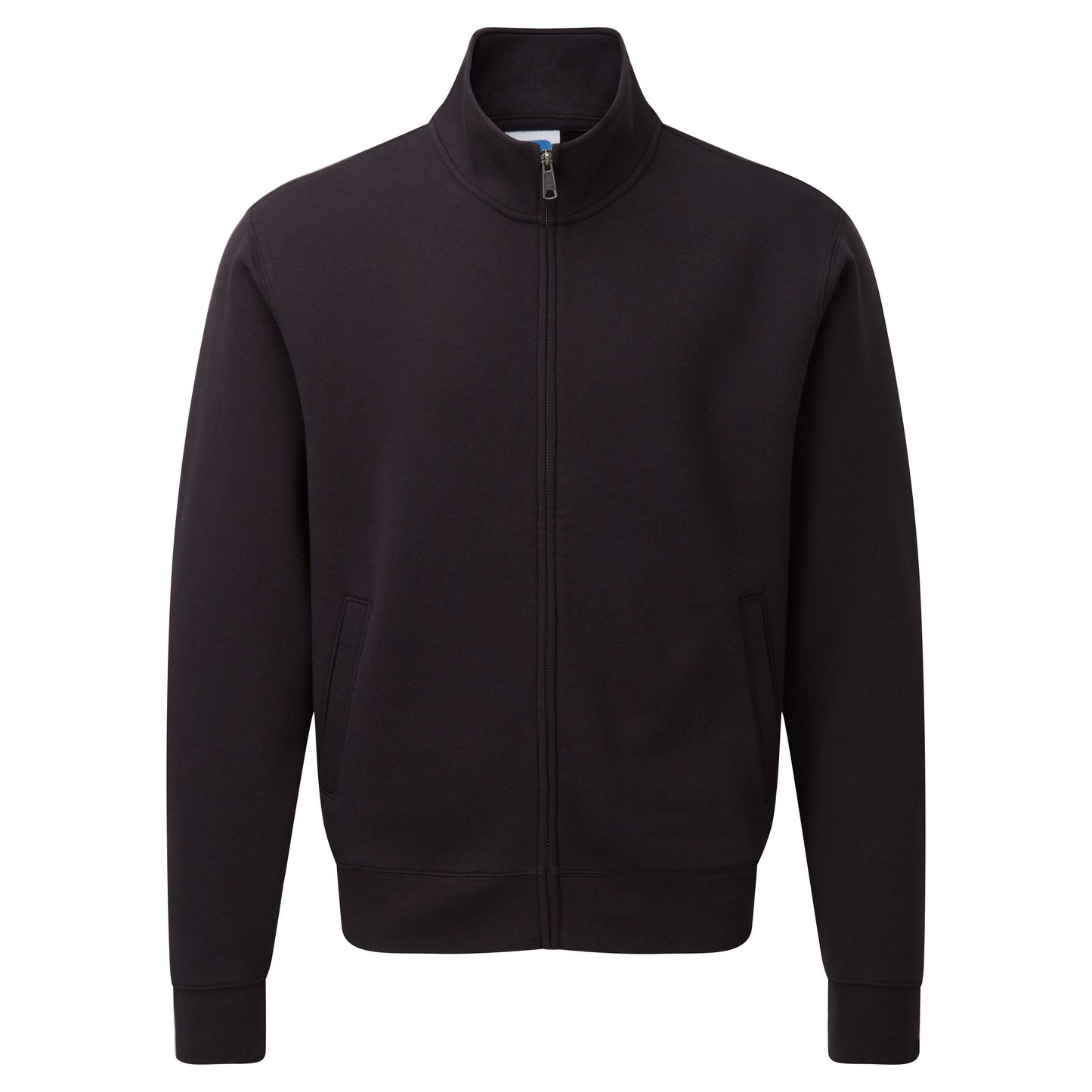 Black - Front - Russell Mens Authentic Full Zip Jacket