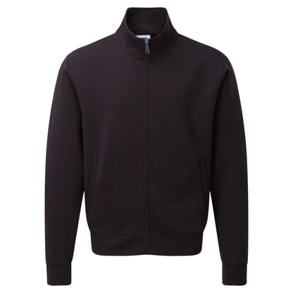 Black - Front - Russell Mens Authentic Full Zip Jacket