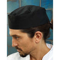 Black - Side - Premier Turn-Up Chefs Hat