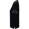 Black-White - Side - Premier Womens-Ladies Contrast Coolchecker Polo Shirt