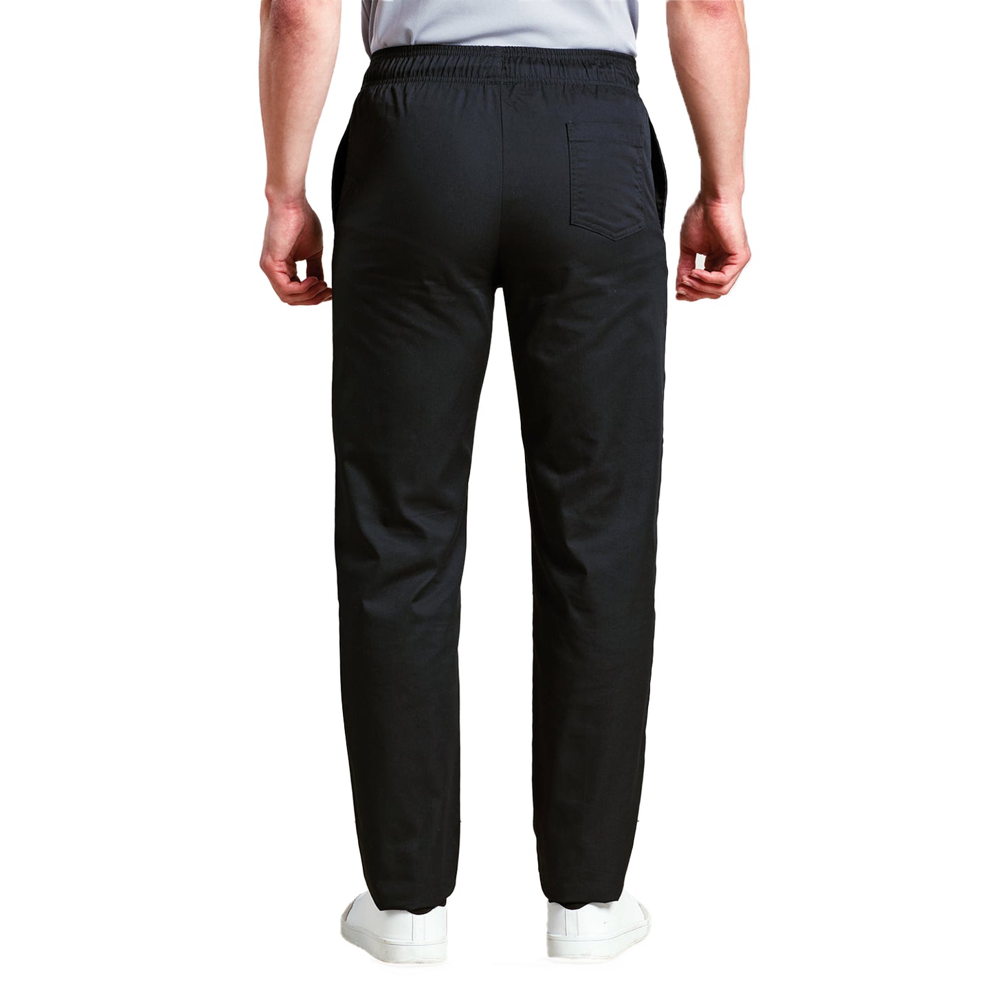 Black - Back - Premier Mens Chefs Select Slim Leg Trousers