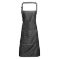 Black Denim - Front - Premier Jeans Stitch Bib Apron