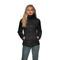 Black - Side - 2786 Womens-Ladies Contour Quilted Jacket